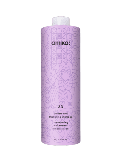AMIKA 3D VOLUMIZING & THICKENING SHAMPOO tūrio ir apimties suteikiantis šampūnas